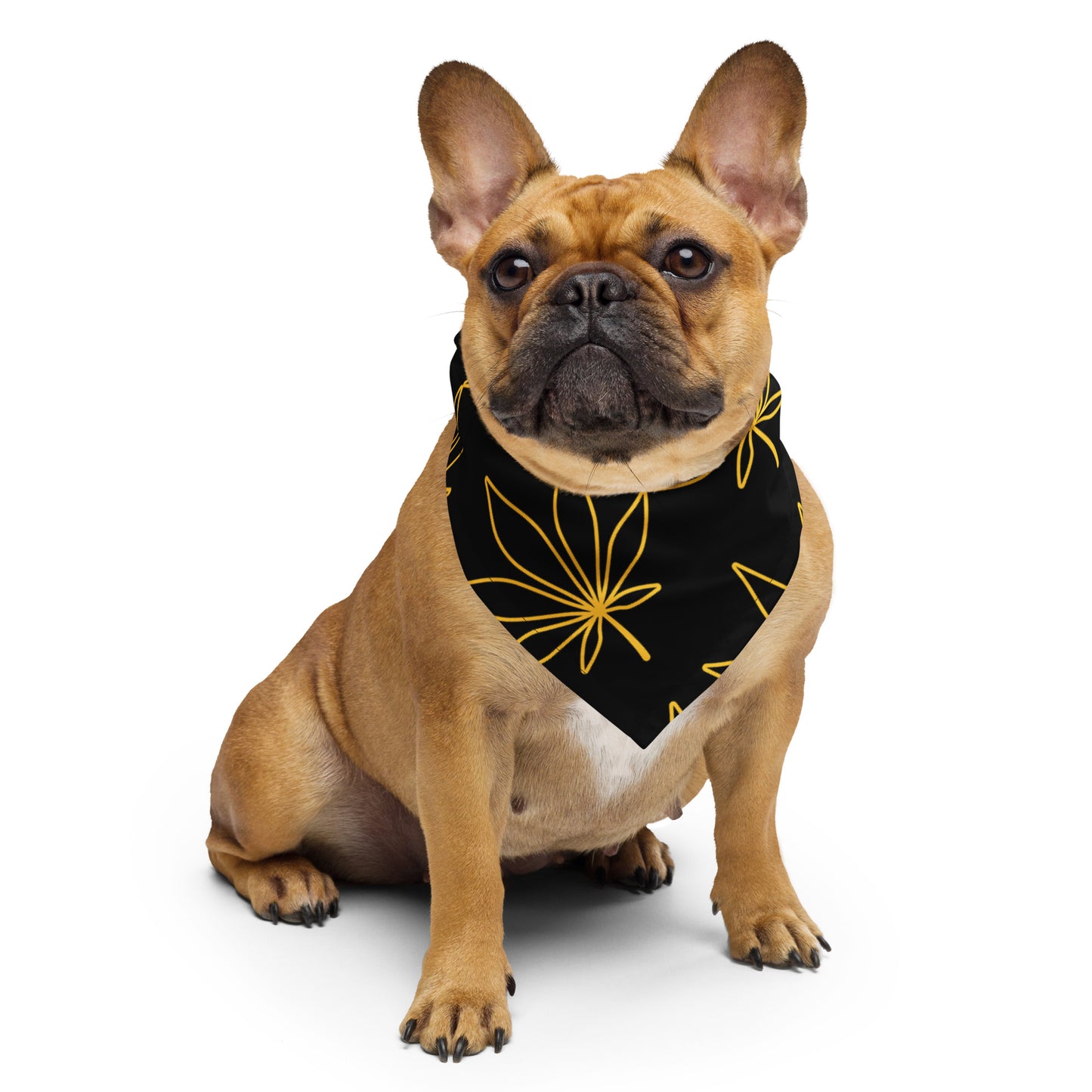 All-over leaf print bandana
